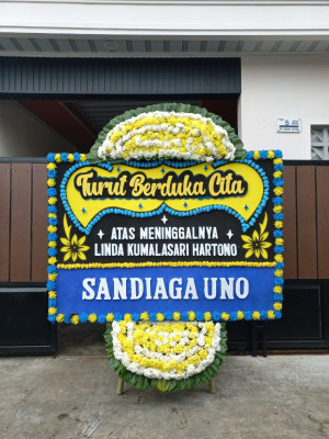 Papan Bunga Duka di Tiban Baru